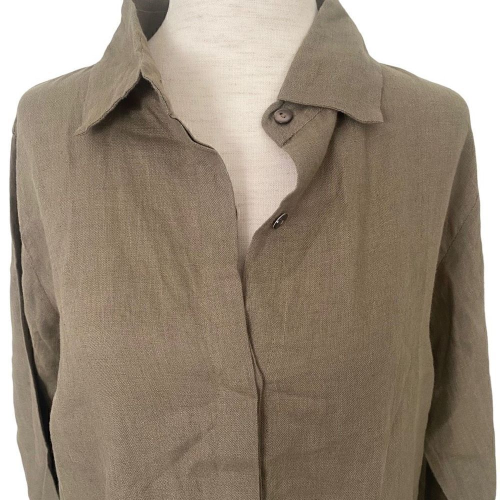 NEW NWT Neu Nomads Shirt Dress Size M/L Sustainable Non Toxic Tencel, M23 - Picture 6 of 12